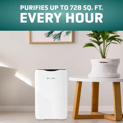 GermGuardian 3-In-1 HEPA Air Purifier for Home, 728 Sq. Ft. Rooms, Air Filter - VMInnovations