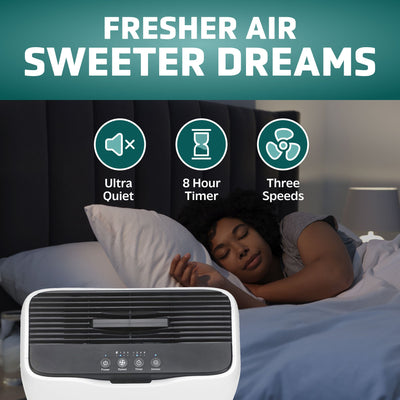GermGuardian 3-In-1 HEPA Air Purifier for Home, 728 Sq. Ft. Rooms, Air Filter - VMInnovations