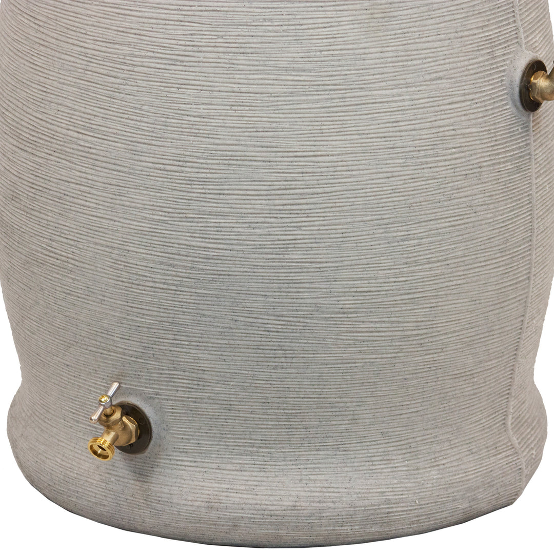 Good Ideas Impressions 50 Gal Corsican Rain Saver Barrel, 2 Spigots (Open Box)