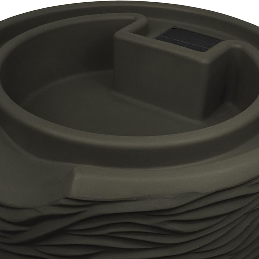 Good Ideas Impressions 65 Gallon Palm Trunk Rain Saver & Rain Wizard Stand, Oak