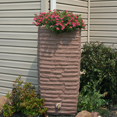 Good Ideas Impressions Riverwalk 50 Gallon Rain Saver with Spigots (Open Box)