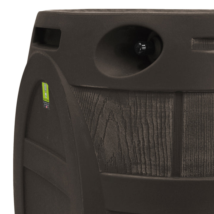 Good Ideas Rain Vault 50GAL Rain Barrel with Spigot, Handles & Screen (Open Box)