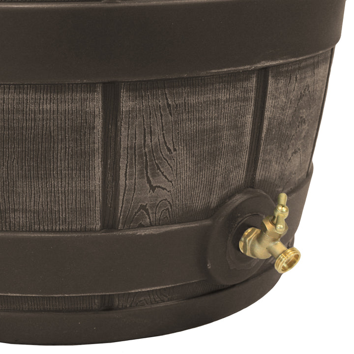 Good Ideas Rain Vault 50GAL Rain Barrel with Spigot, Handles & Screen (Open Box)