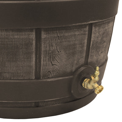 Good Ideas Rain Vault 50GAL Rain Barrel with Spigot, Handles & Screen (Open Box) - VMInnovations