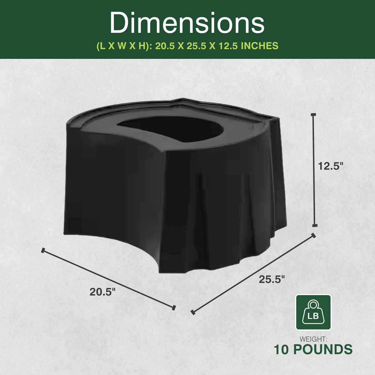 Good Ideas Rain Wizard 50Gal Rain Barrel Stand, Adds Room for Buckets (Open Box) - VMInnovations