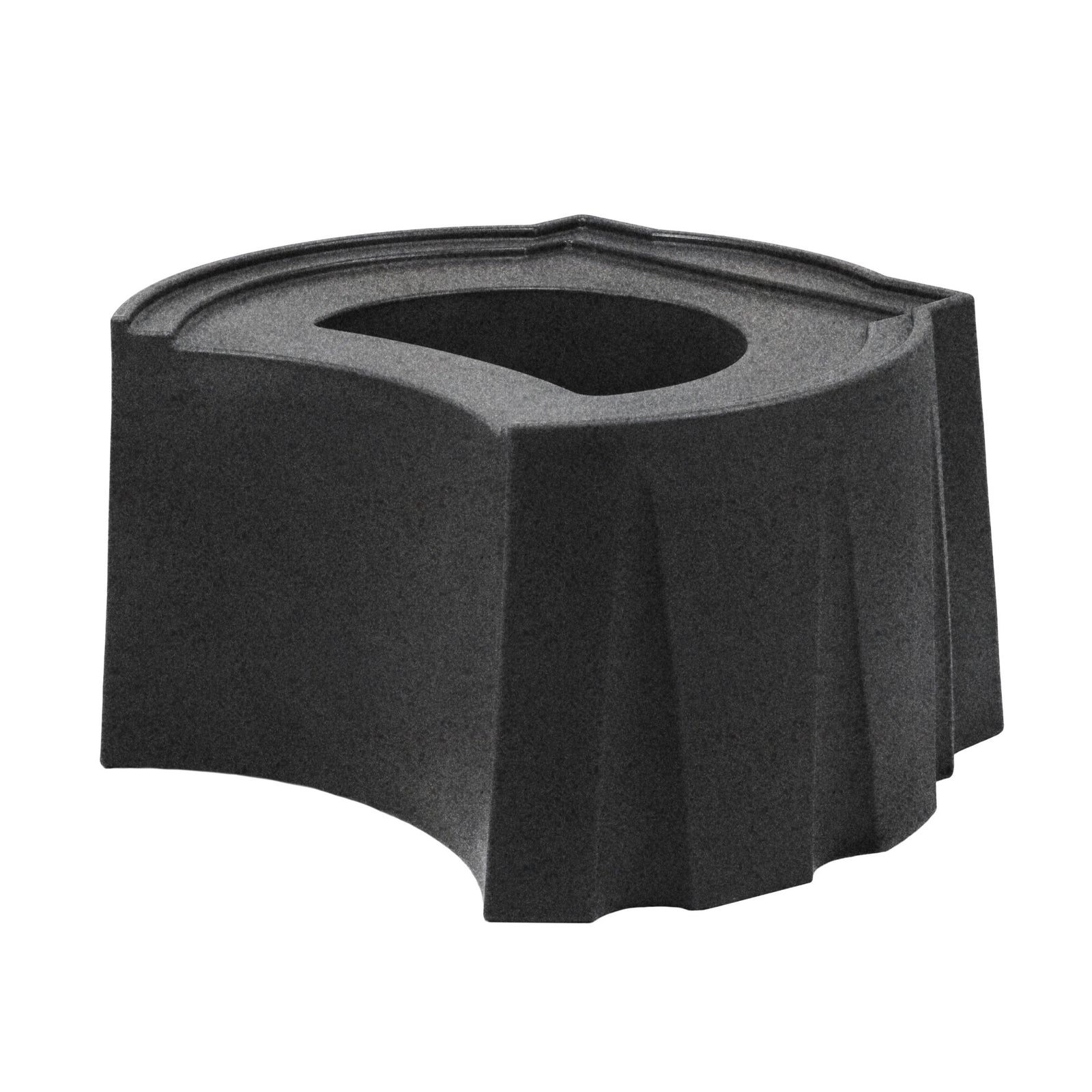 Good Ideas Rain Wizard Rain Barrel Stand, Adds Room for Buckets, Dark Granite - VMInnovations