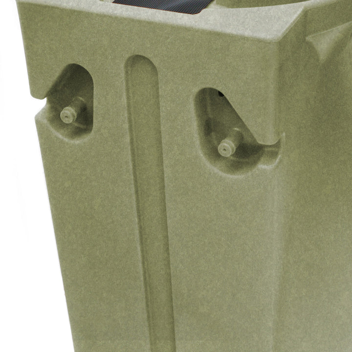 Good Ideas Rain Wizard Self-Draining Resin Urn, 65 Gallon Rain Barrel, Sandstone