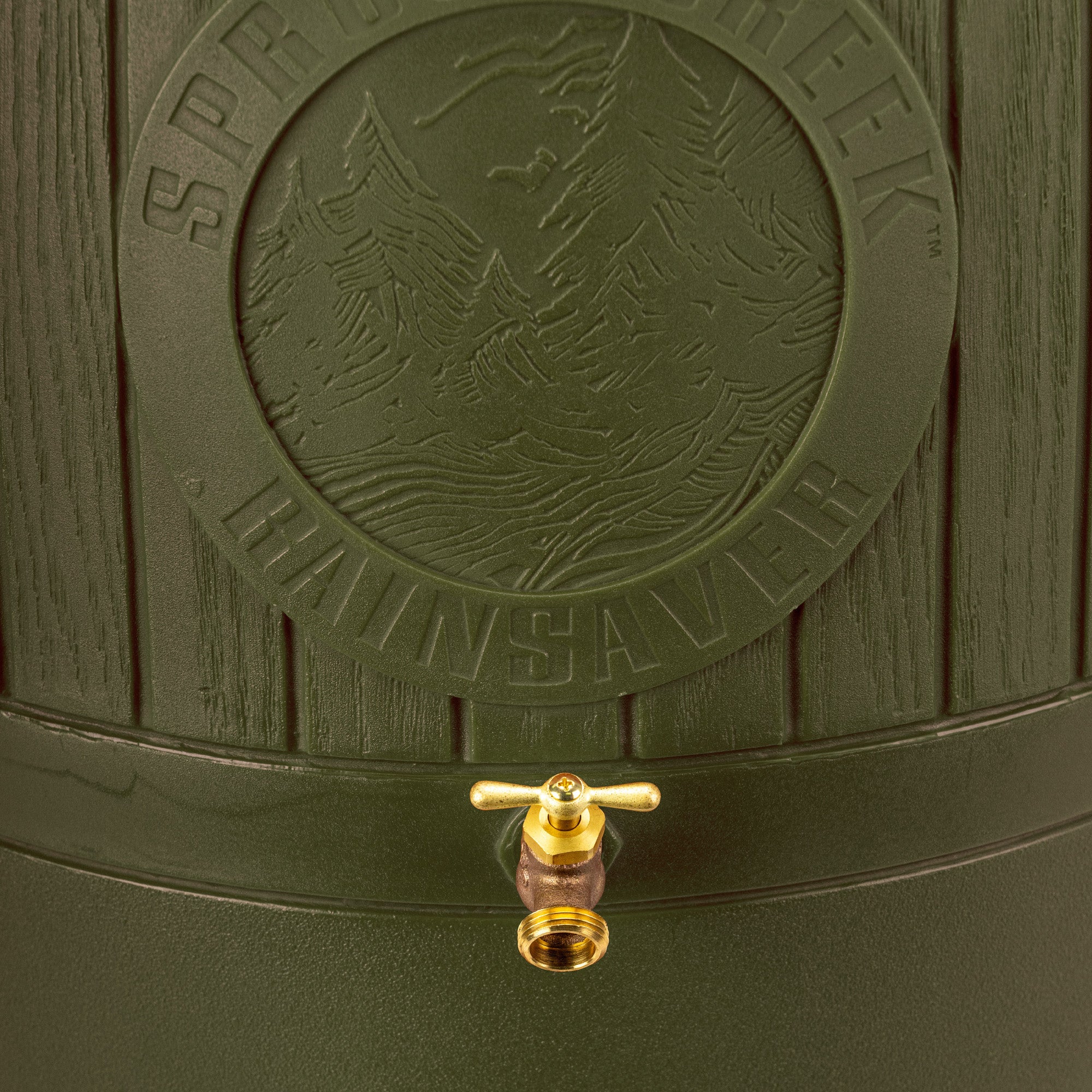 Good Ideas Bushman Spruce Creek 54 Gal Rain Saver Barrel with Spigot (Open Box)