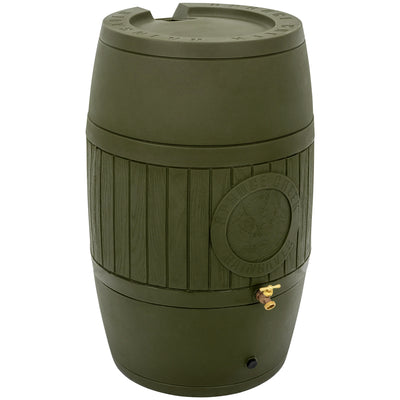 Good Ideas Bushman Spruce Creek 54 Gal Rain Saver Barrel with Spigot (Open Box)