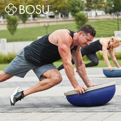 Bosu Balance Strength Trainer, Home Gym Workout Equipment, 26", Dusk (Open Box) - VMInnovations