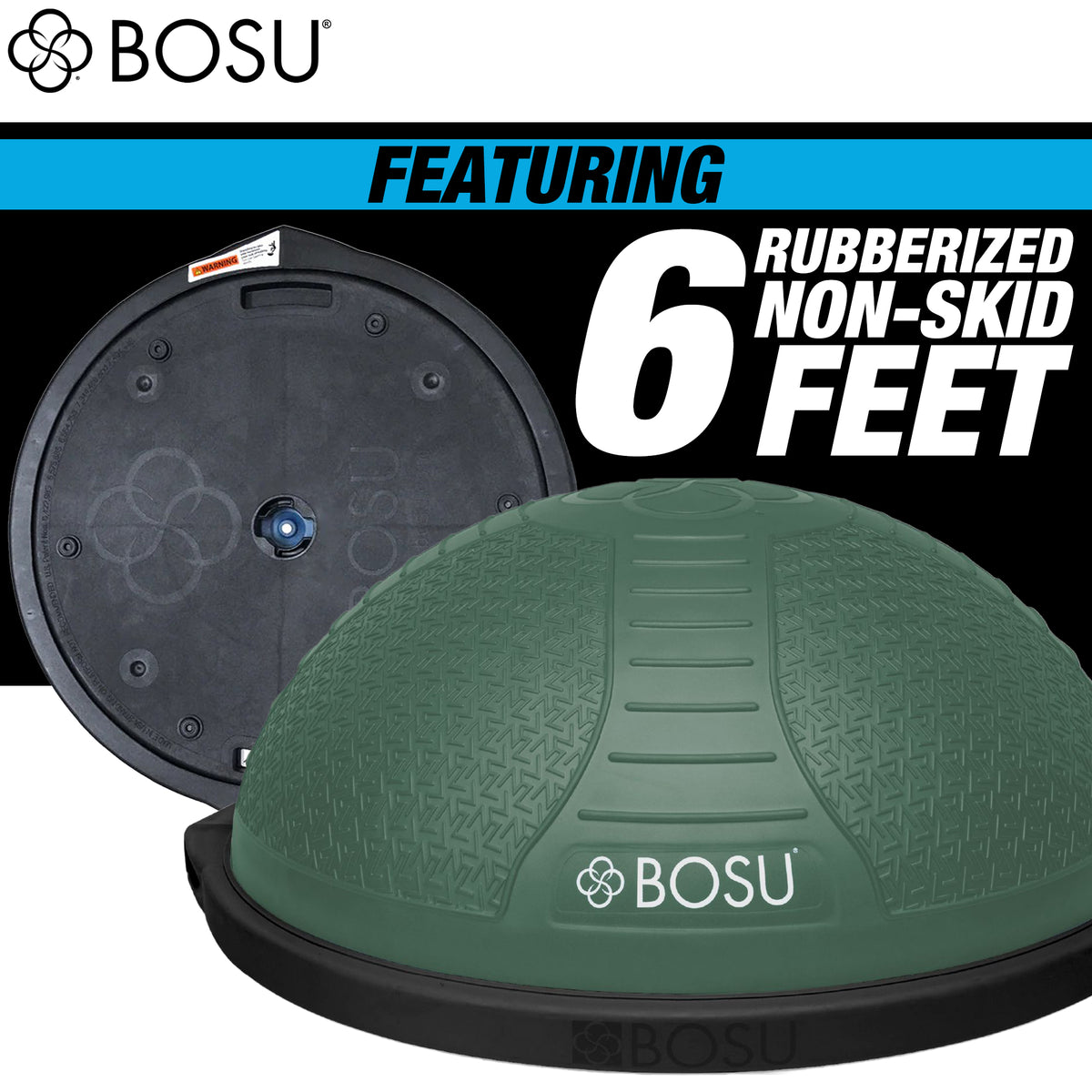 Bosu NEXGEN Balance Strength Trainer, Home Gym Workout Equipment, 26" (Open Box)
