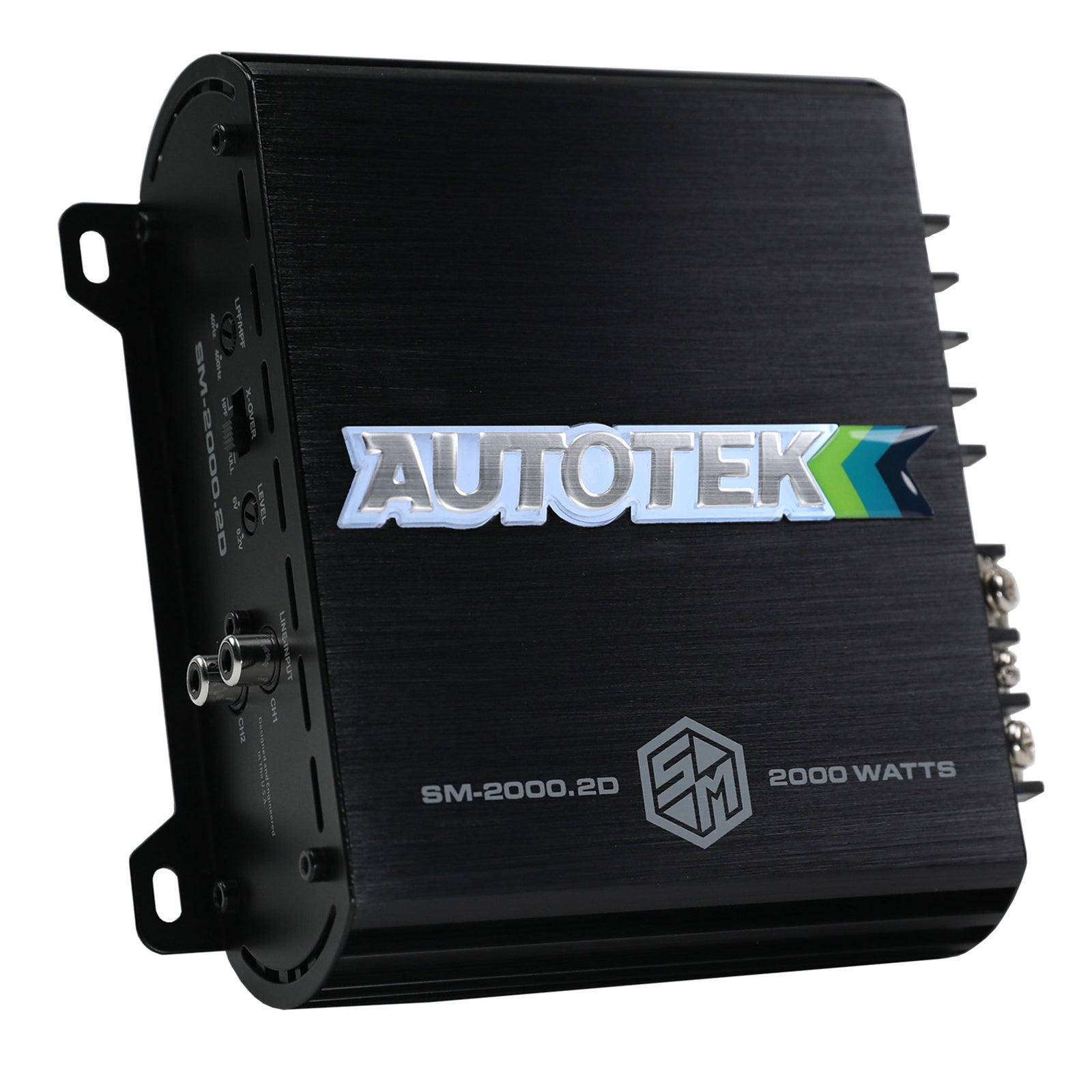Autotek 2000W 2 Channel Car Audio Amplifier Bass Knob, Street Machine SM-2000.2D - VMInnovations