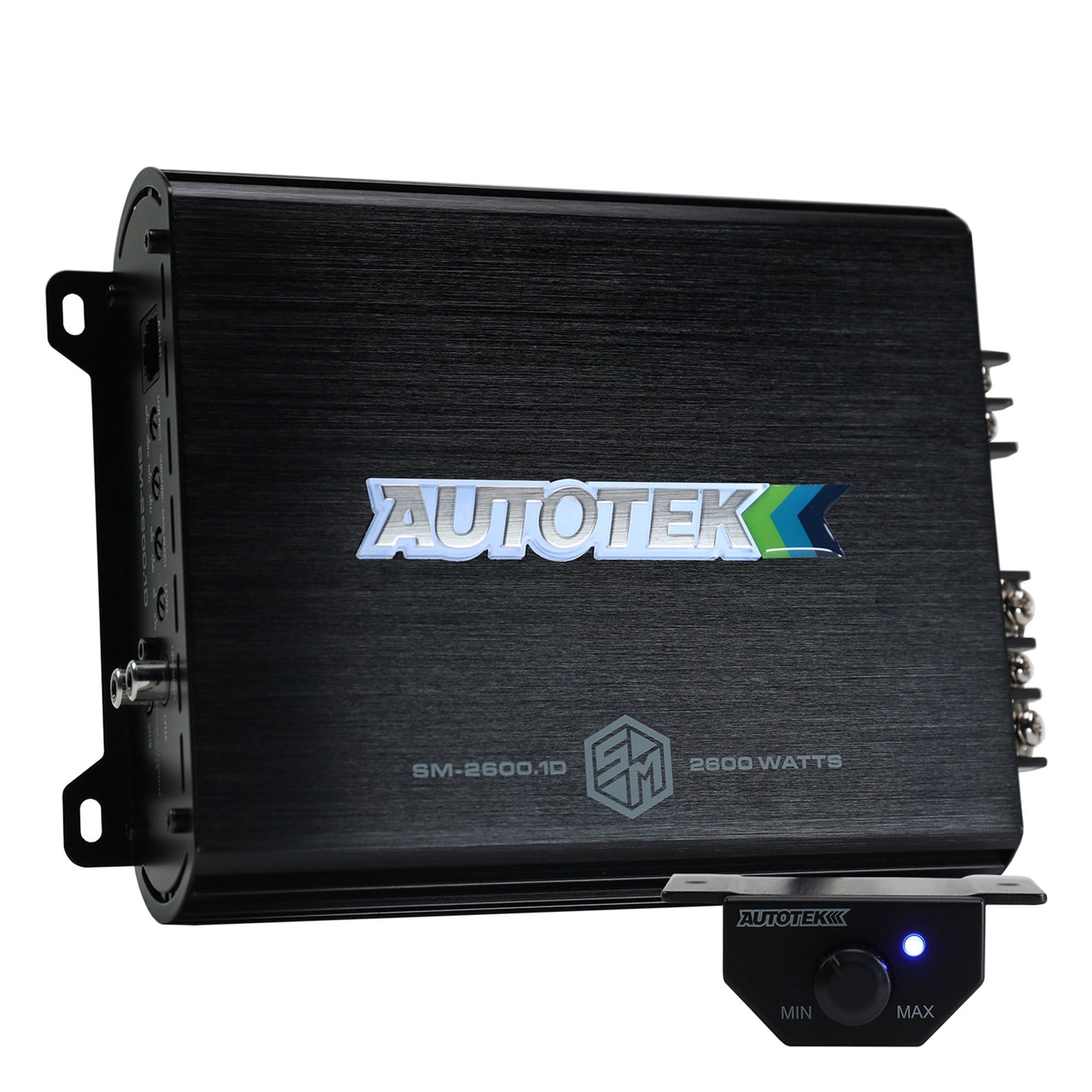 Autotek Street Machine 2600W 2 Channel Car Audio Amplifier, Bass Knob, Equalizer - VMInnovations