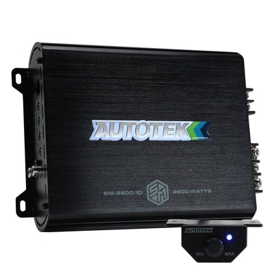 Autotek Street Machine 2600W 2 Channel Car Audio Amplifier, Bass Knob, Equalizer - VMInnovations