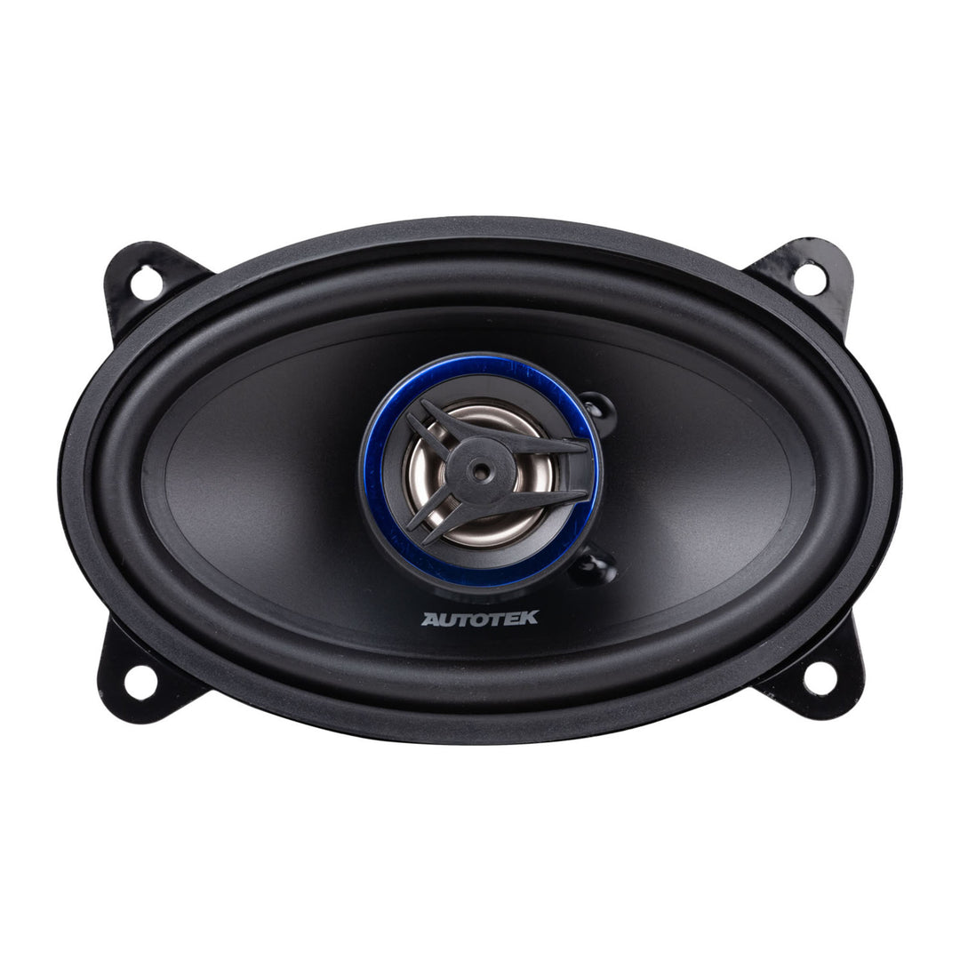 Autotek Street Machine 200W 4x6 Inch 2-Way Car Audio Coaxial Speakers, 2 Pack