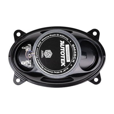 Autotek Street Machine 200W 4x6 Inch 2-Way Car Audio Coaxial Speakers, 2 Pack - VMInnovations