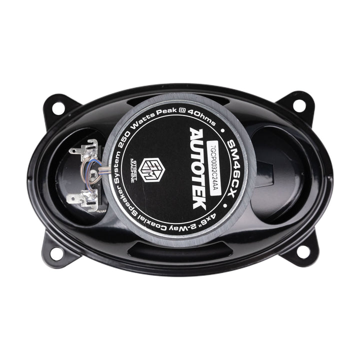 Autotek 4 Pack Street Machine 200W 4 x6 in. 2 Way Car Audio Coaxial Speakers