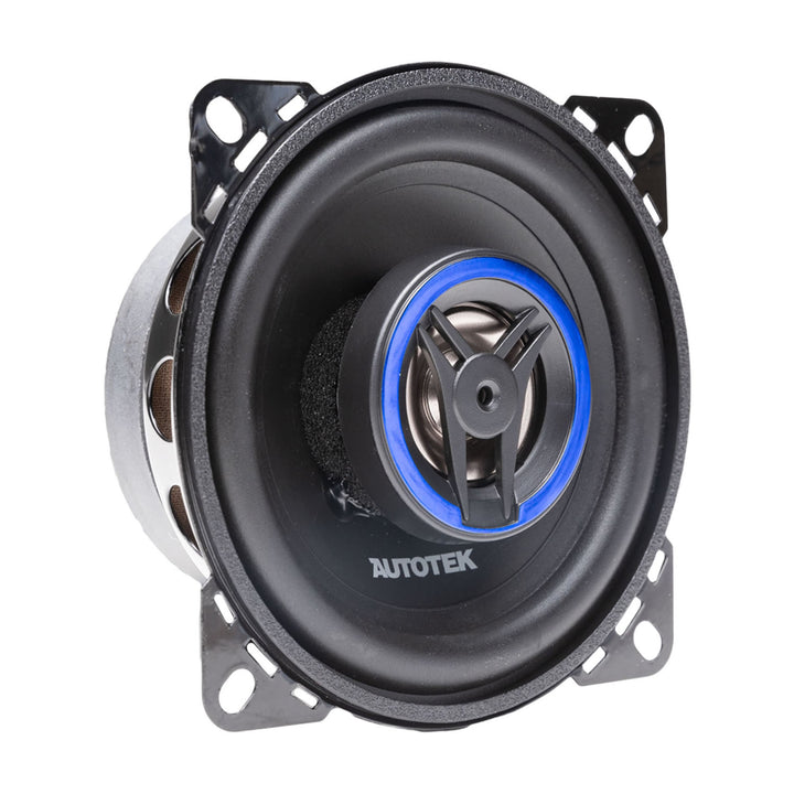 Autotek Street Machine 200 Watt 4 Inch 2 Way Car Audio Coaxial Speakers, 2 Pack