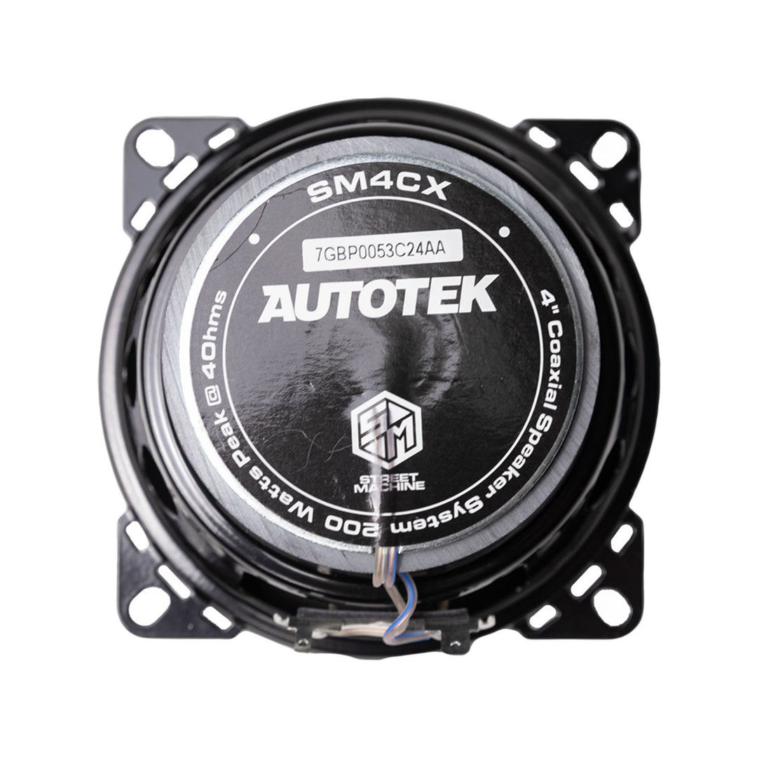 Autotek 4 Pack Street Machine 200 Watt 4 Inch 2 Way Car Audio Coaxial Speakers