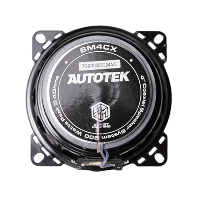 Autotek Street Machine 200 Watt 4 Inch 2 Way Car Audio Coaxial Speakers, 2 Pack - VMInnovations