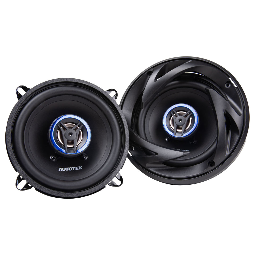 Autotek Street Machine 250 Watt 5.25" 2 Way Car Audio Coaxial Speakers, Pair