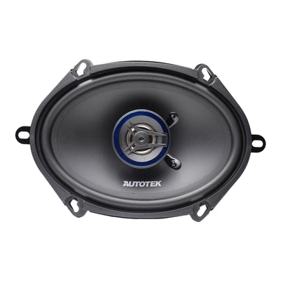 Autotek Street Machine 250W 5"x7" & 6"x8" 2 Way Car Audio Coaxial Speakers, Pair