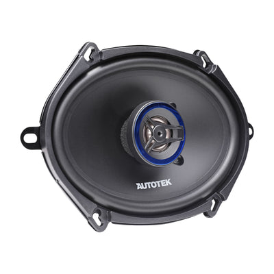 Autotek Street Machine 250W 5"x7" & 6"x8" 2 Way Car Audio Coaxial Speakers, Pair