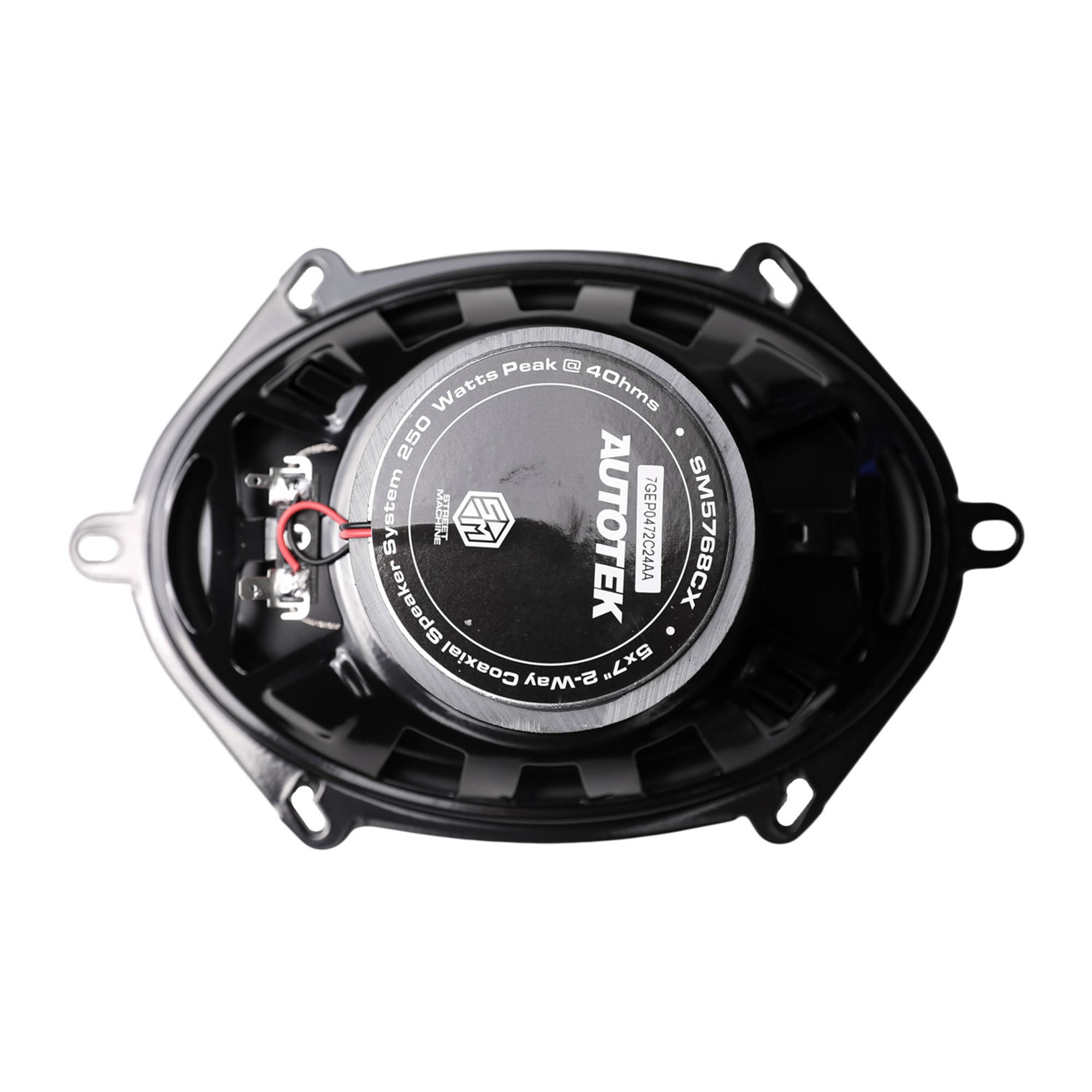 Autotek Street Machine 250W 5"x7" & 6"x8" 2 Way Car Audio Coaxial Speakers, Pair