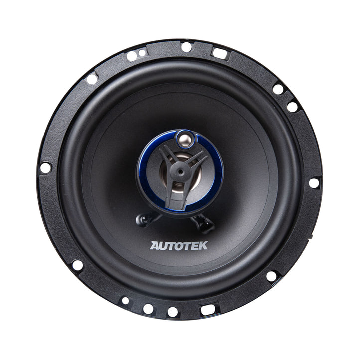 Autotek 4 Pack Street Machine 6.5 Inch 3-Way Car Audio Universal Coaxial Speaker