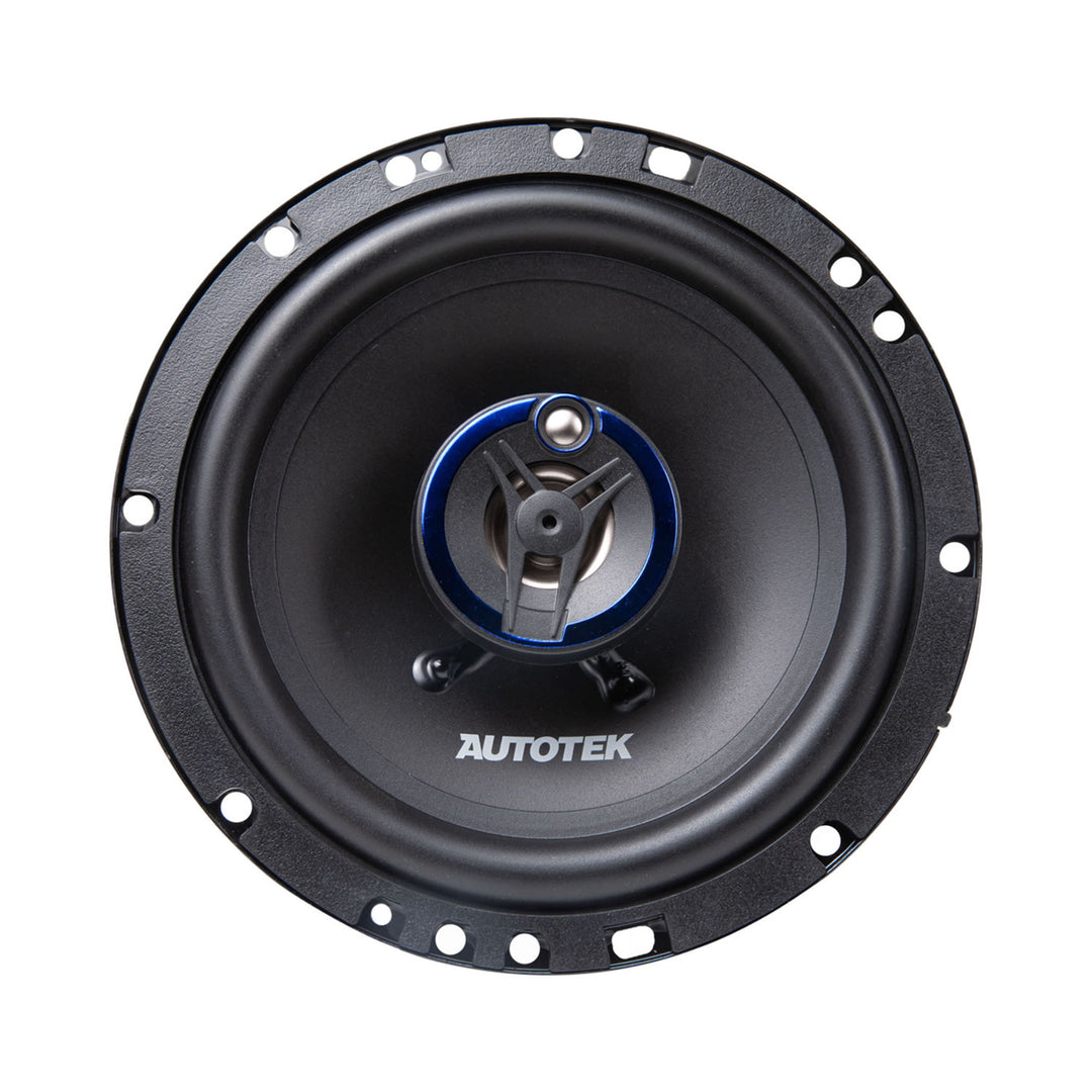 Autotek Street Machine 6.5" 3-Way Car Audio Universal Coaxial Speakers, 2 Pack