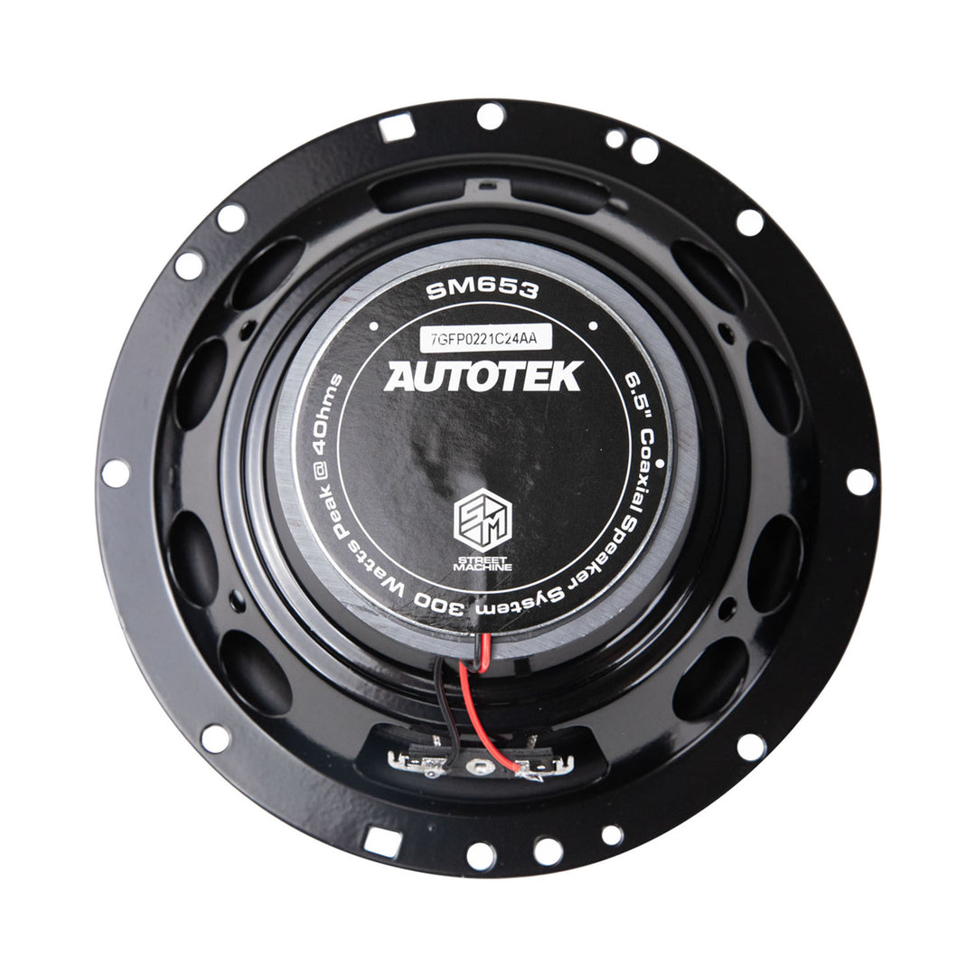 Autotek 4 Pack Street Machine 6.5 Inch 3-Way Car Audio Universal Coaxial Speaker