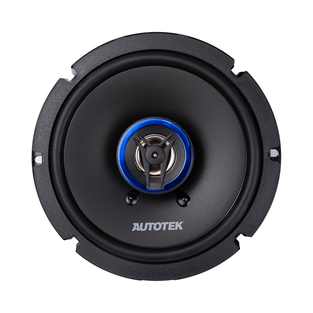 Autotek Street Machine 6.5 Inch 2-Way Shallow Car Audio Coaxial Speakers, Pair