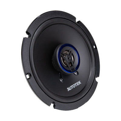Autotek Street Machine 6.5 Inch 2-Way Shallow Car Audio Coaxial Speakers, 2 Pack - VMInnovations