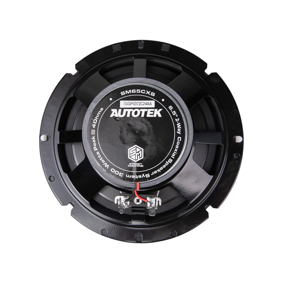 Autotek Street Machine 6.5 Inch 2-Way Shallow Car Audio Coaxial Speakers, 2 Pack