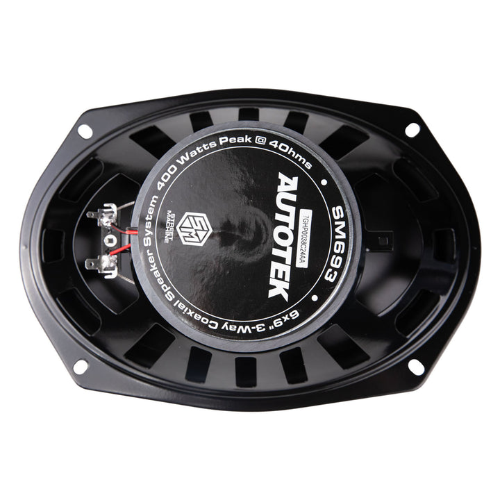 Autotek 4 Pack Street Machine 6x9 in. 3-Way Car Audio Universal Coaxial Speakers