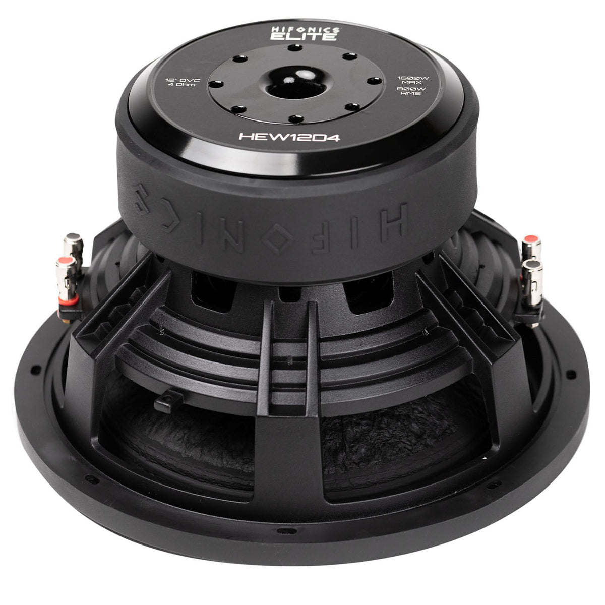 Hifonics 2 Pack ELITE 12" Subwoofer, Dual Voice Coil Car Audio Speaker, 1600W