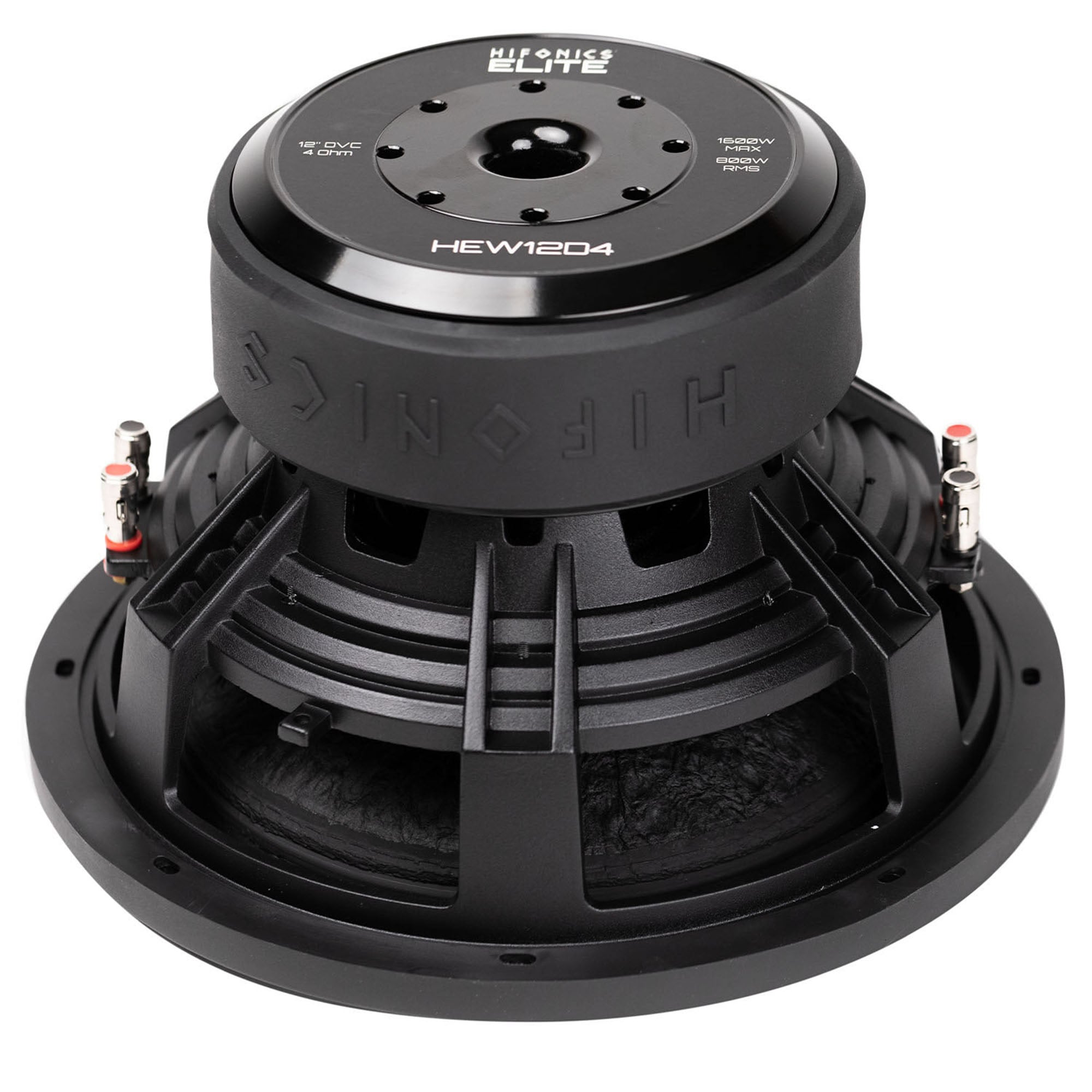 Hifonics 2 Pack ELITE 12" Subwoofer, Dual Voice Coil Car Audio Speaker, 1600W
