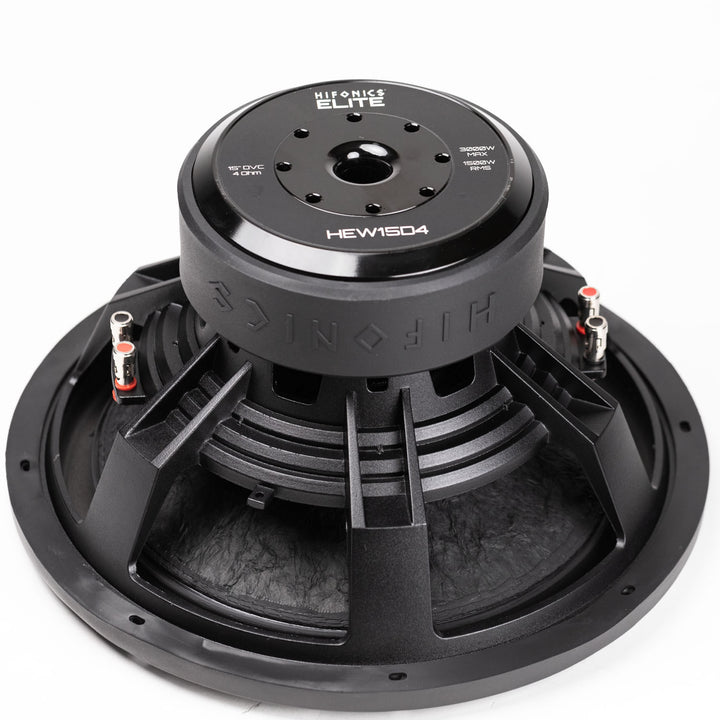 Hifonics 4 Pack ELITE 15" Subwoofer, Dual Voice Coil Car Audio Speaker, 3000W