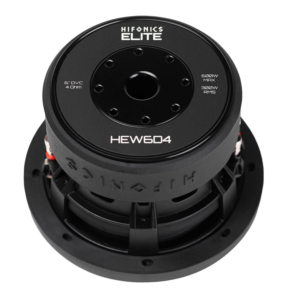 Hifonics 4 Pack ELITE 6.5 in. Subwoofer, Dual Voice Coil Car Audio Speaker, 600W