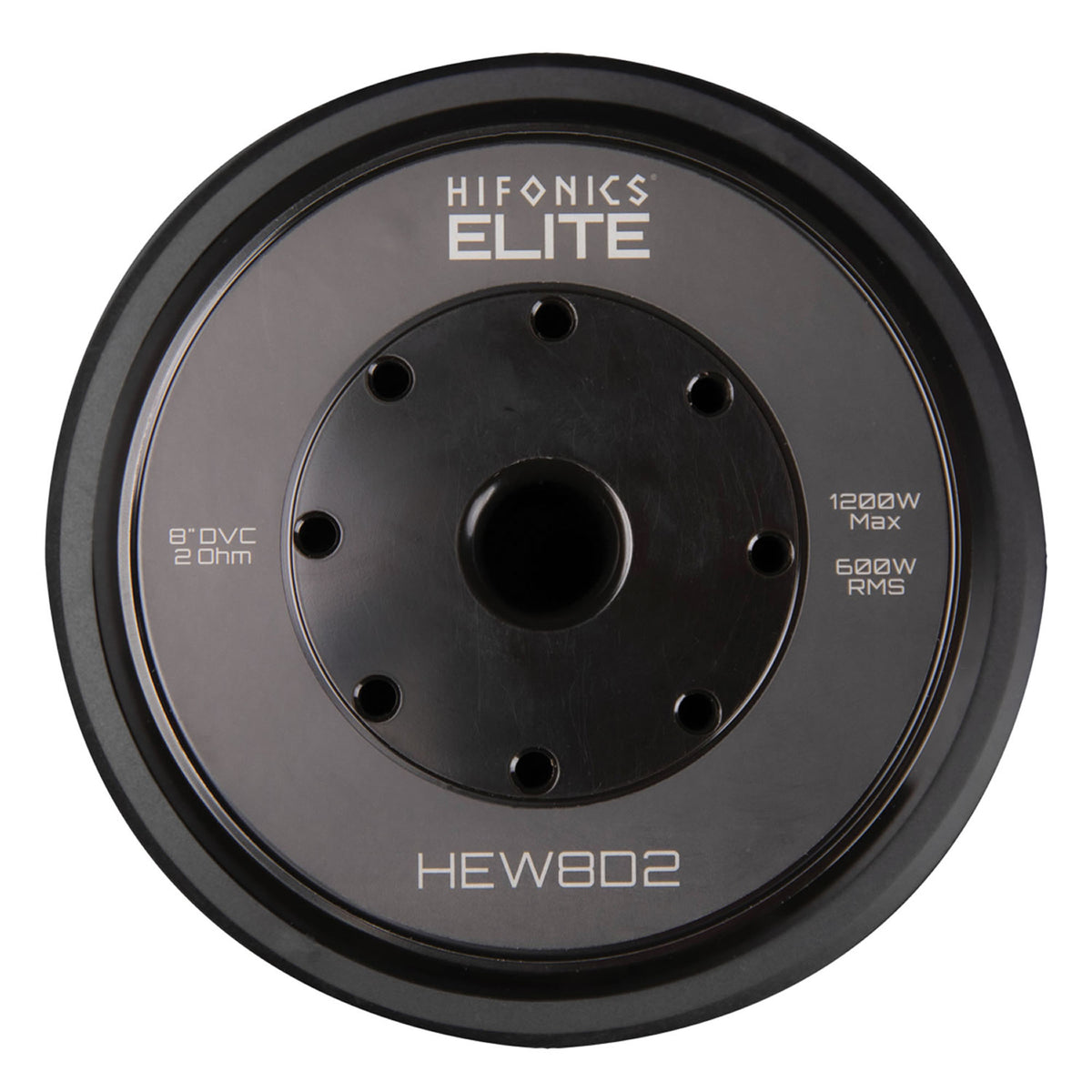 Hifonics 2 Pack ELITE 8" 2 Ohm Subwoofer, Dual Voice Coil Audio Speaker, 1200W - VMInnovations