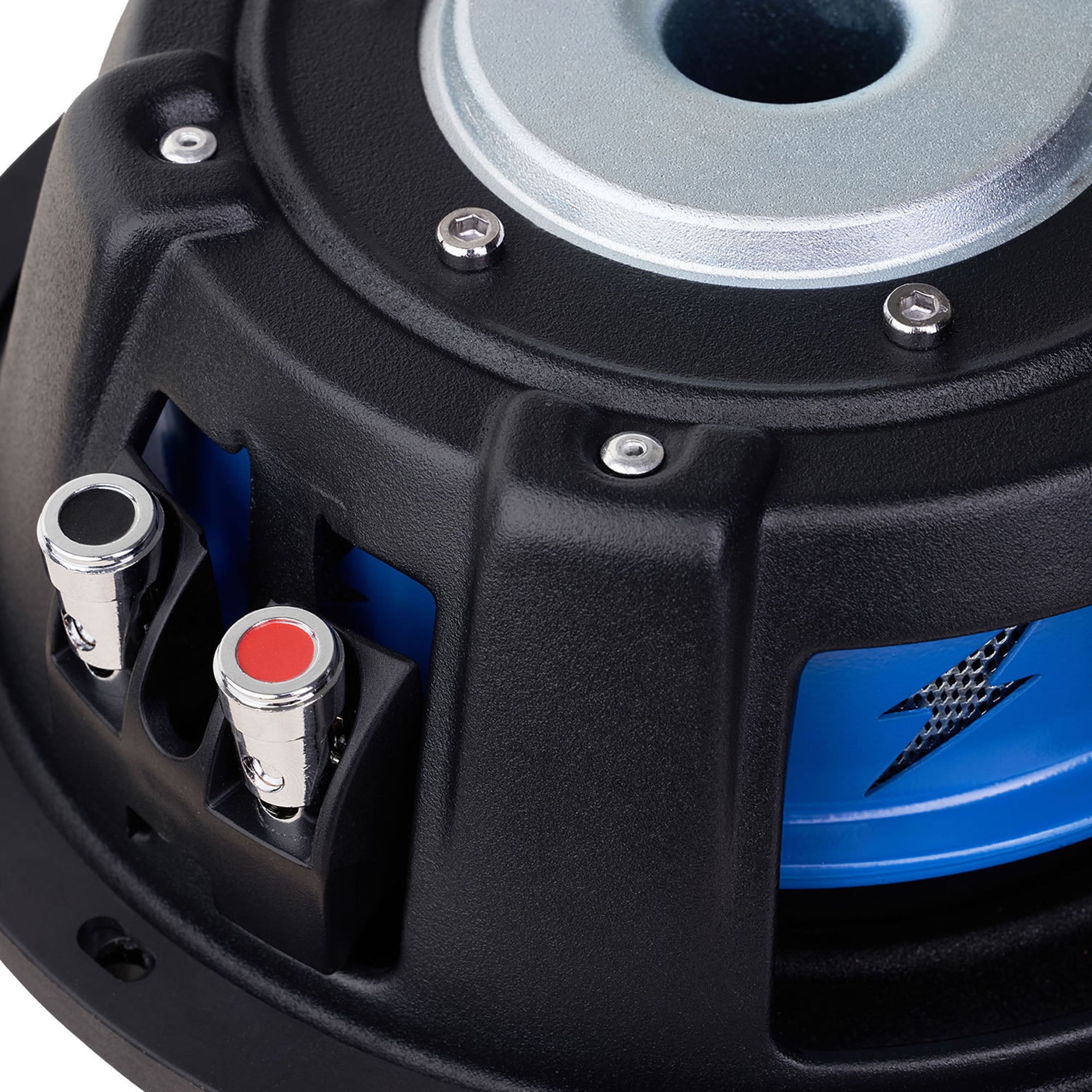 Hifonics 4 Pack ELITE 8” Shallow Subwoofer, Dual Voice Coil Audio Speaker, 500W