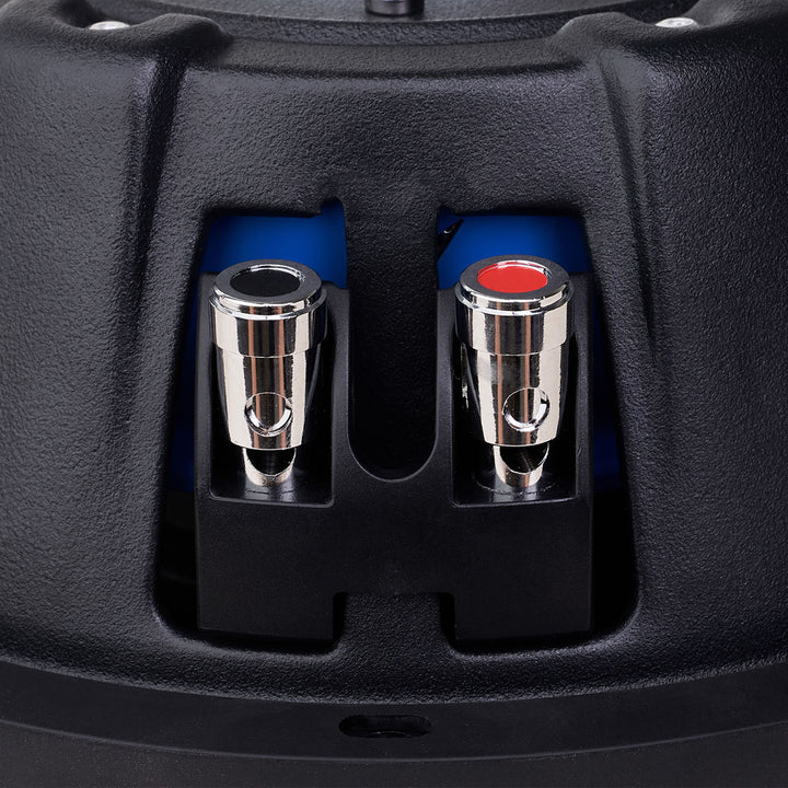 Hifonics 4 Pack ELITE 8” Shallow Subwoofer, Dual Voice Coil Audio Speaker, 500W