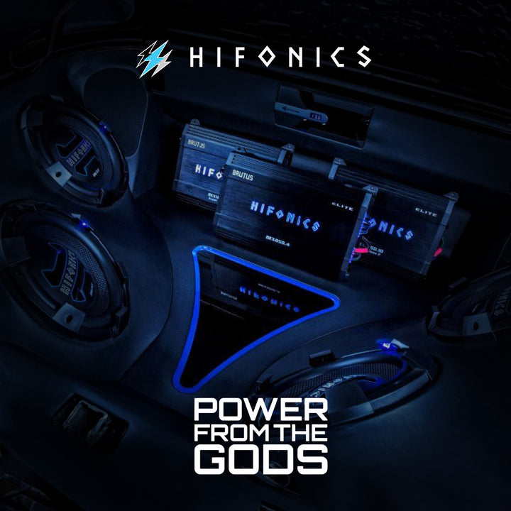 Hifonics ELITE 10” Shallow Subwoofer Dual Voice Coil Car Audio Speaker, 600 Watt