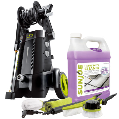 Sun Joe Electric Pressure Washer, Auto Cleaning System & All Purpose Concentrate