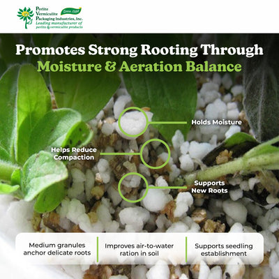 PVP Industries Organic Coarse Perlite Planting Soil Additive, 4 cu. ft., White (Open Box)