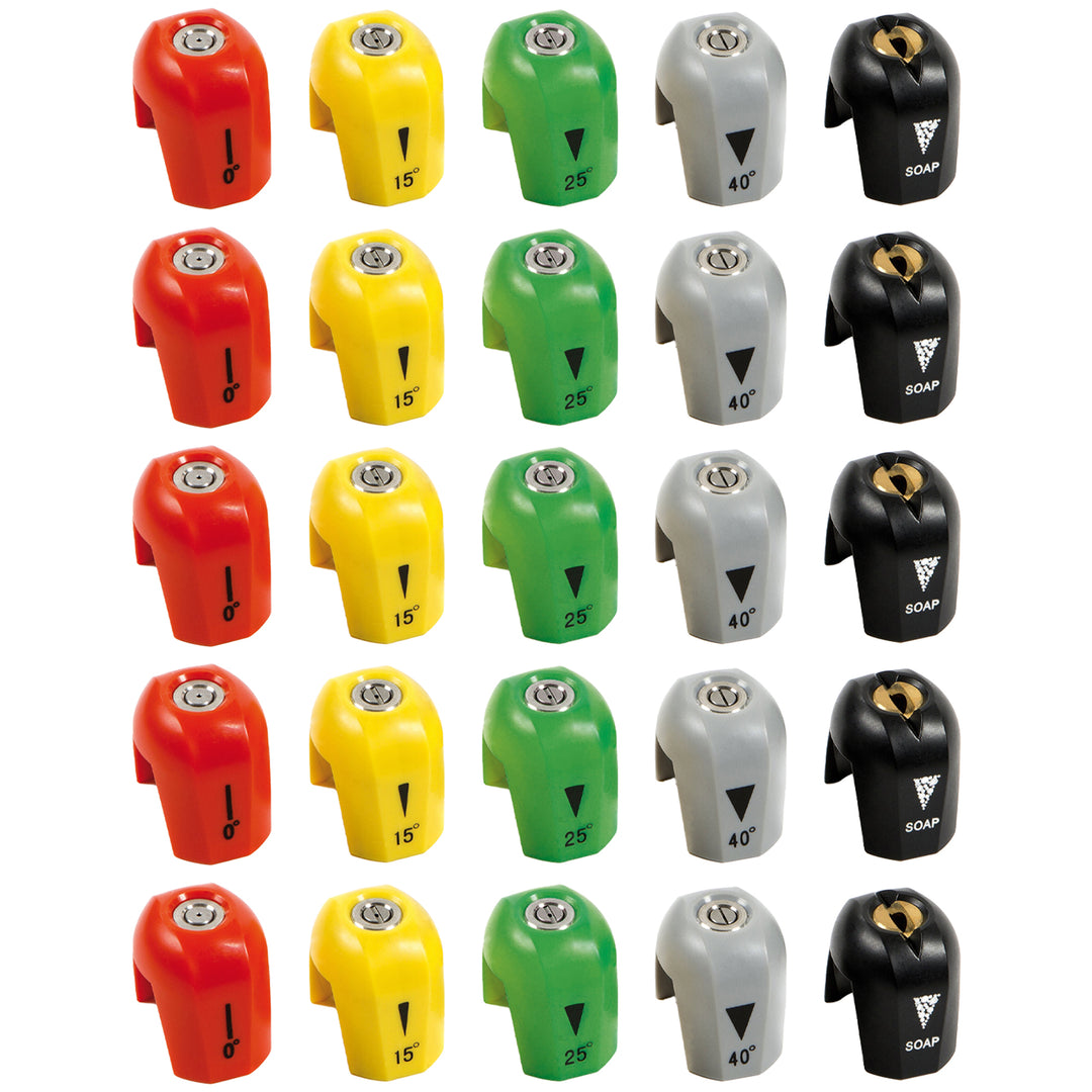 Sun Joe 5 Pack Electric Pressure Washer Quick-Connect Spray 5-Tip Set, 2030 PSI