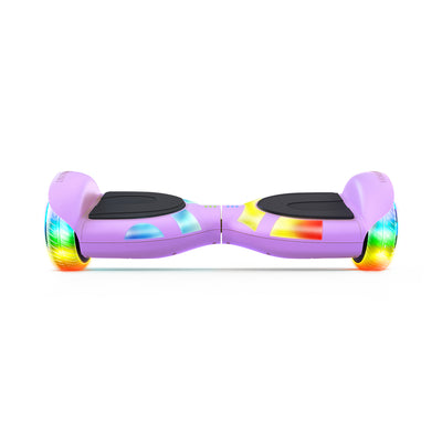 Jetson All Terrain Electric Hoverboard Self Balancing Scooter LED Lights, Purple - VMInnovations