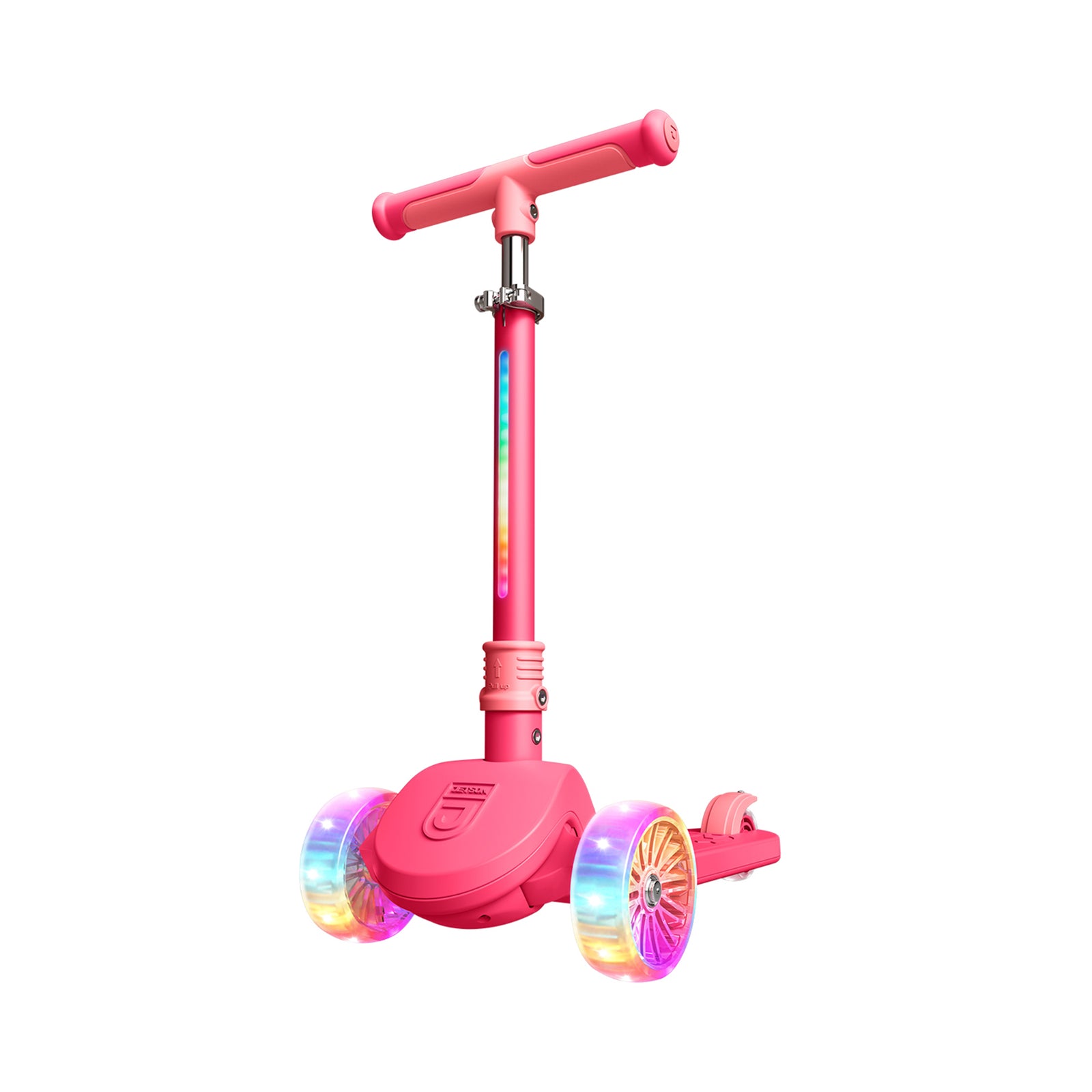 Jetson Bloom Kick Scooter with LED Lights & Height Adjustable Handlebar, Pink - VMInnovations