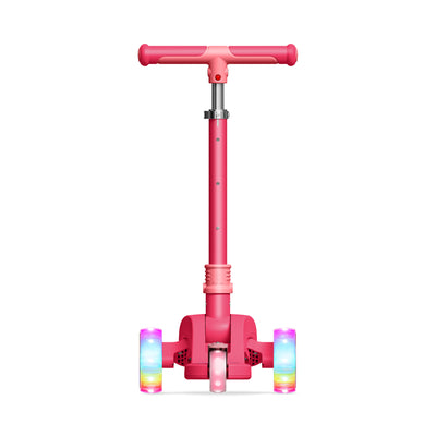 Jetson Bloom Kick Scooter with LED Lights & Height Adjustable Handlebar, Pink - VMInnovations