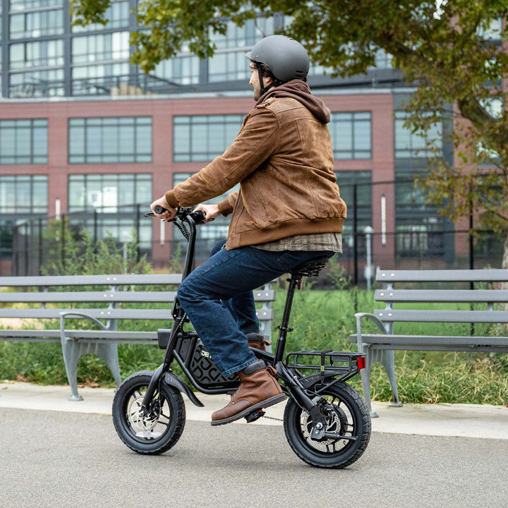 Jetson Bolt Pro Max Electric Folding Bike,14 Inch Wheels, 15.5 MPH Speed, Black
